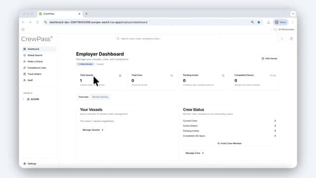 Add an applicant to vessel video preview