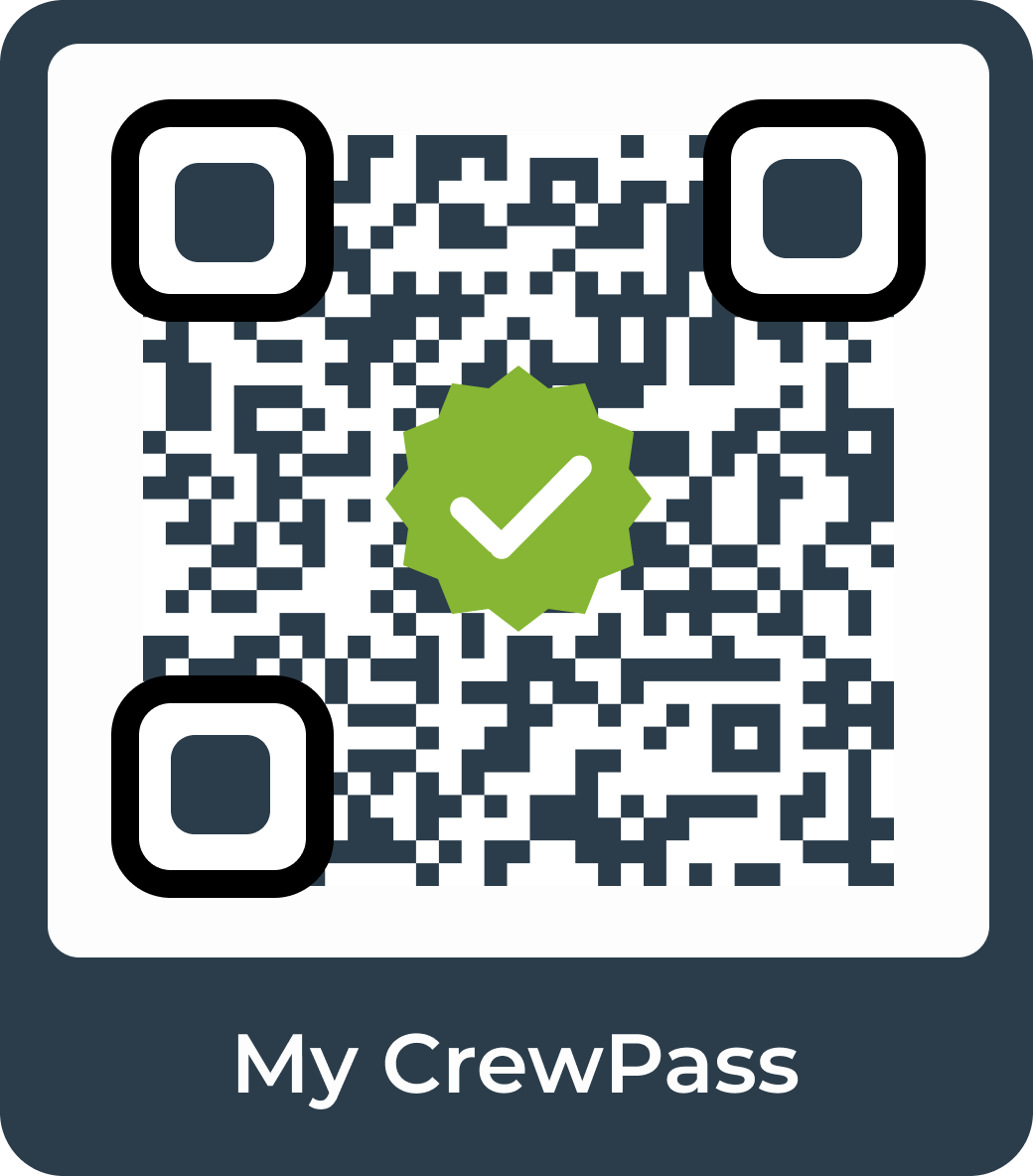 CrewPass QR Code